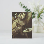St. Antony of Padua by El Greco Postcard Postkarte (Stehend Vorderseite)