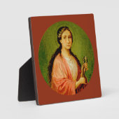 St. Apollonia (BLA 001) 5,25"x5,25" Square Fotoplatte (Vorderseite)