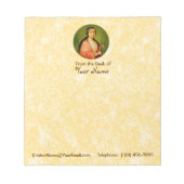 St. Apollonia (BLA 001) 5.5"x6" Vert (Style #1) Notizblock (Vorderseite)