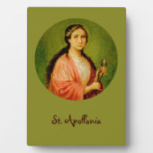 St. Apollonia (BLA 001) 5"x7" Vertikal Fotoplatte (Vorderseite)