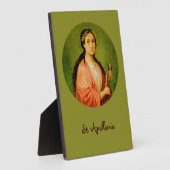 St. Apollonia (BLA 001) 5"x7" Vertikal Fotoplatte (Seite)