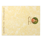 St. Apollonia (BLA 001) 8.5"x11" Vert (Style #1) Notizblock (Vorderseite)