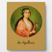 St. Apollonia (BLA 001) 8"x10" Vertikal Fotoplatte (Vorderseite)