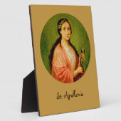 St. Apollonia (BLA 001) 8"x10" Vertikal Fotoplatte (Seite)