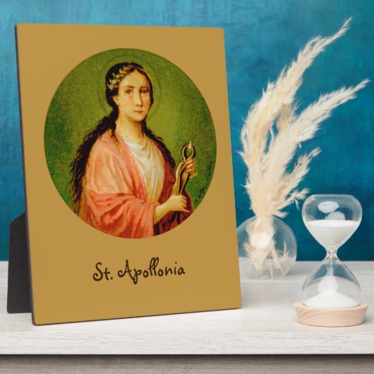 St. Apollonia (BLA 001) 8"x10" Vertikal Fotoplatte (Seite)