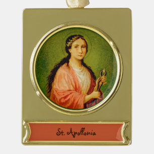 St. Apollonia (BLA 001) Banner-Ornament Gold