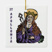 St. Apollonia mit Pulled Tooth (Nürnberg) Keramikornament (Rückseite)
