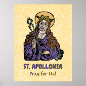 St. Apollonia mit Pulled Tooth (Nürnberg) Poster (Vorne)