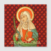 St. Apollonia (VVP 001) 5,25"x5,25" Platz Magnetkarte (Vorderseite)
