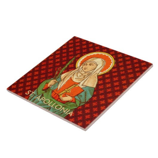 St. Apollonia (VVP 001) Keramik Tile #1 Fliese (Seite)