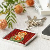 St. Apollonia (VVP 001) Premium Metal Schlüsselanhänger (Seite)