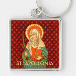 St. Apollonia (VVP 001) Premium Metal Schlüsselanhänger