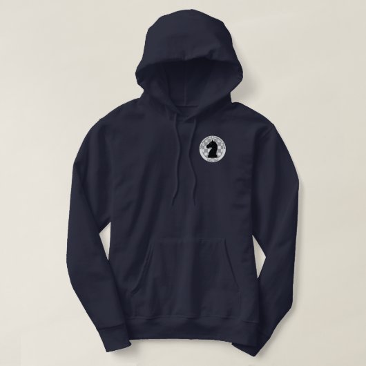 St. A's Schach Club Navy Blue Hoodie (Design vorne)