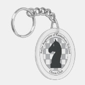 St. A's Schach Club Schlüsselkette Schlüsselanhänger (Vorderseite links)