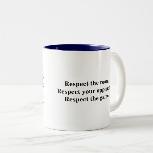 St. A's Schach Club Tasse (VorderseiteRechts)