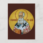 St. Athanasios die Große Gebetskarte Postkarte (Vorderseite)