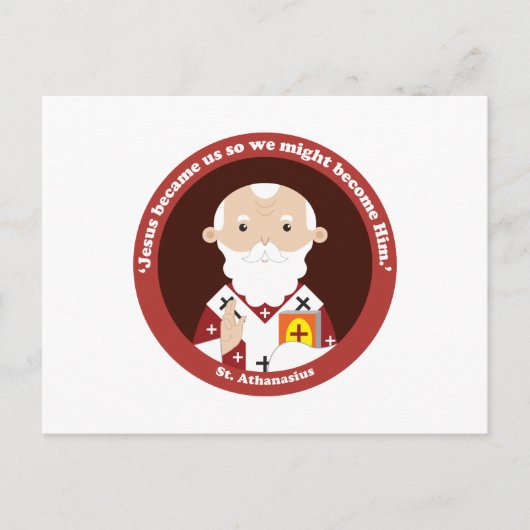 St. Athanasius Postkarte (Vorderseite)