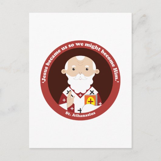 St. Athanasius Postkarte (Vorderseite)