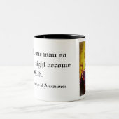 - St. Athanasius von Alexandria Zweifarbige Tasse (Mittel)