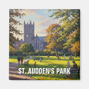 St. Audoen's Park Dublin Ireland Travel Magnet