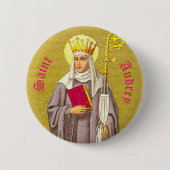 St. Audrey (Etheldreda) (P 003) Button (Vorderseite)