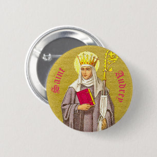 St. Audrey (Etheldreda) (P 003) Button