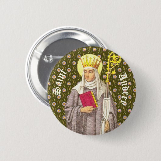 St. Audrey (Etheldreda) (P 003) Button (Vorne & Hinten)