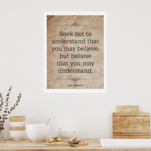 St. Augustine #4 Poster (Küche)