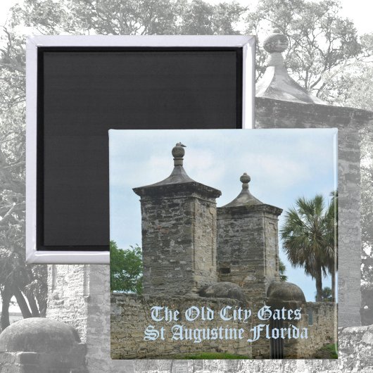 St. Augustine Altstadt Tore Historisches Florida Magnet