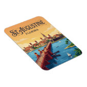 St. Augustine an der Uferpromenade USA Magnet (Rechte Seite)