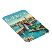 St. Augustine an der Uferpromenade USA Magnet (Rechte Seite)
