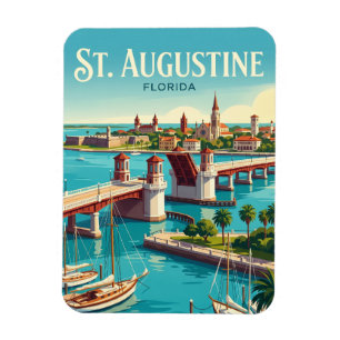 St. Augustine an der Uferpromenade USA Magnet