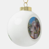 St. Augustine Aviles Street Florida Keramik Kugel-Ornament (Links)