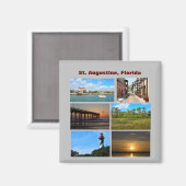 St. Augustine Beach, Florida Magnet (Vorderseite/Rückseite)