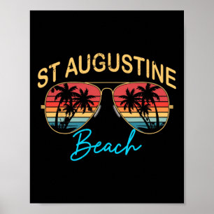 St Augustine Beach Florida Männer Frauen Souvenir  Poster