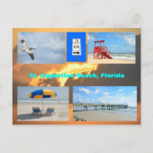 St. Augustine Beach, Florida Postcard Postkarte (Vorderseite)