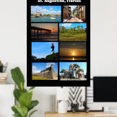 St. Augustine Beach, Florida Poster (Heimbüro)