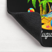 St Augustine Beach Florida Sommer Kunstwerk Mousepad (Ecke)