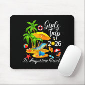 St Augustine Beach Florida Sommer Kunstwerk Mousepad (Mit Mouse)