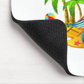 St. Augustine Beach Florida Sommer tropische Mädch Mousepad (Ecke)