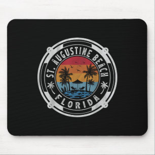St. Augustine Beach Florida Sommerurlaub Vintag Mousepad
