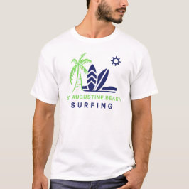 St. Augustine Beach Florida Surfen T-Shirt