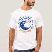 St. Augustine Beach Florida Surfing T-Shirt (Vorderseite)