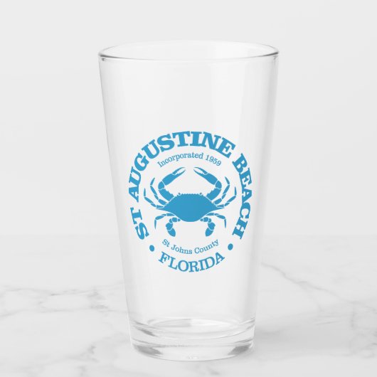St. Augustine Beach (Krabbe) Glas (Vorderseite)