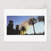 St. Augustine bei Sunset Postkarte (Vorderseite)