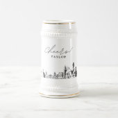 St. Augustine Brautparty Geschenk Personalisiert Bierglas (Mittel)