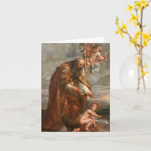 St. Augustine By Peter Paul Rubens Karte (Gelbe Blume)