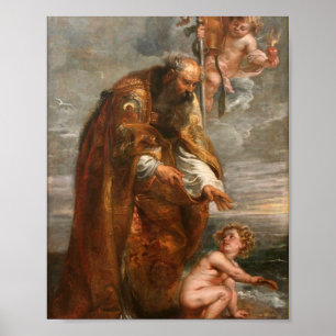St. Augustine By Peter Paul Rubens Poster