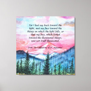 St. Augustine Canvas Print Leinwanddruck