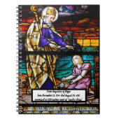 St Augustine christlich Art Notebook Notizblock (Vorderseite)